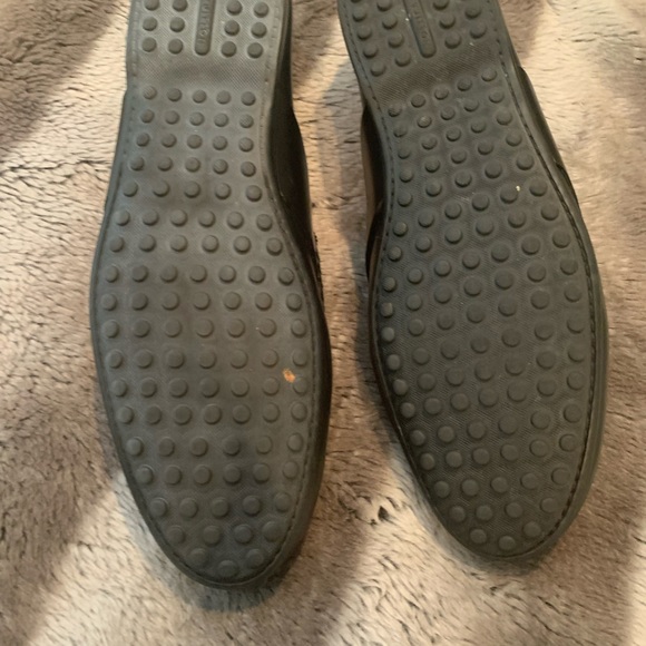 Louis Vuitton Black Leather Slip on Penny Loafers - Picture 4 of 7